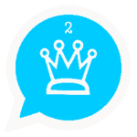 whatsapp blue